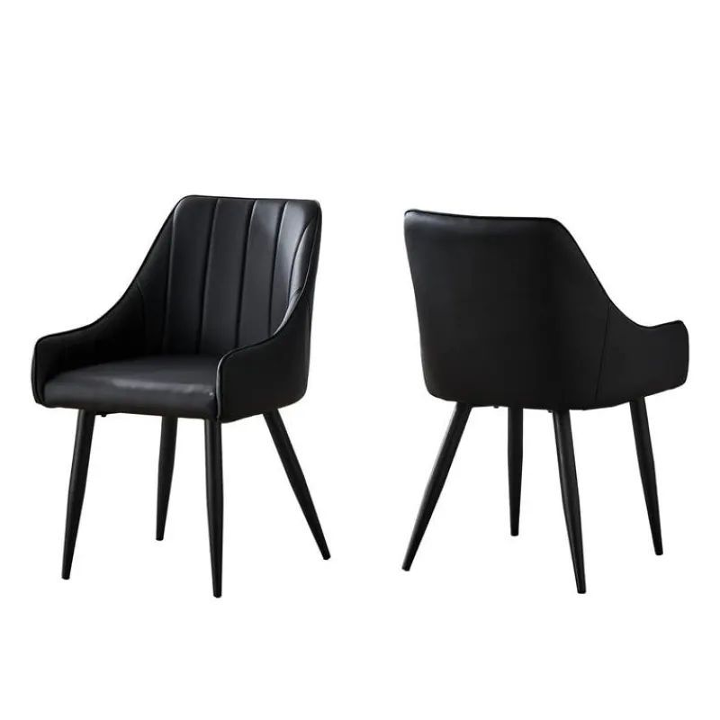 Monarch Chairs with Low Arms (Set of 2) - -