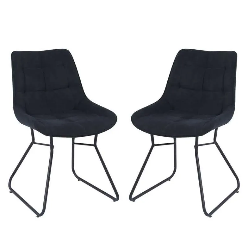 Chairs with Sleigh Legs (Set of 2) -