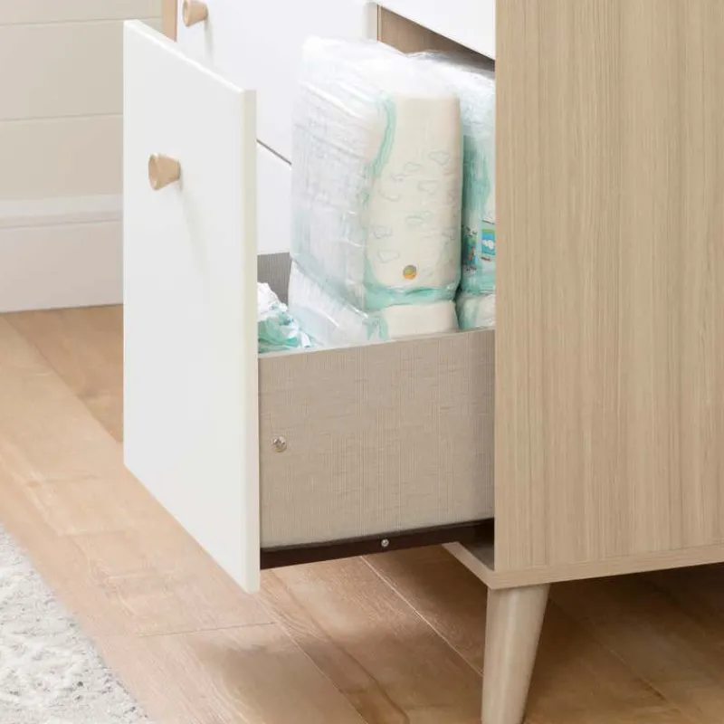 Meubles South Shore Changing Table with Drawers and Open Storage - South Shore