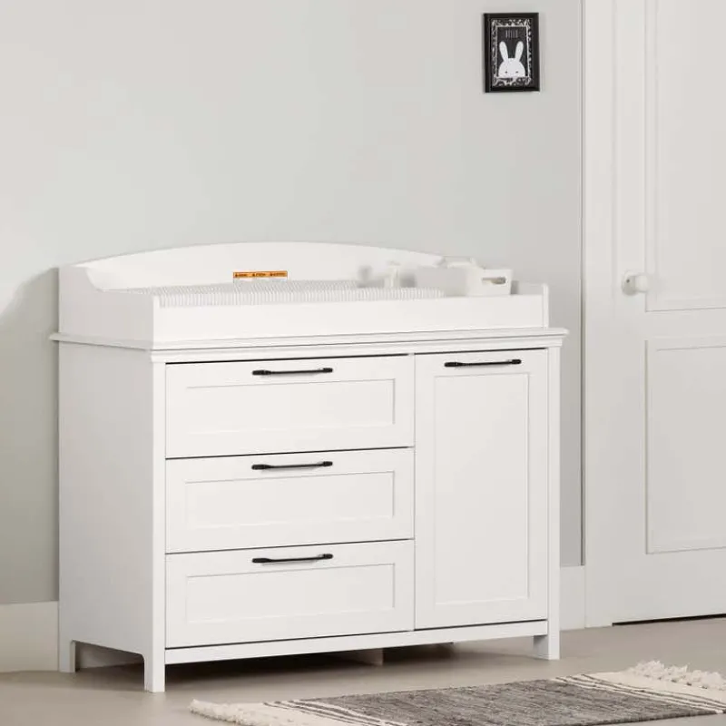Meubles South Shore Changing Table with Removable Rim - South Shore