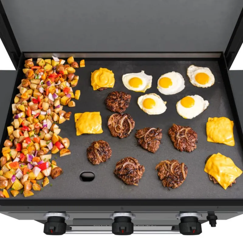 CHARBROIL Propane Gas Griddle with 3 Burners - 36 000 BTU