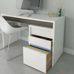 Nexera Chrono Filing Cabinet, 3-Drawer, -