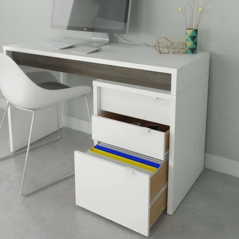 Nexera Chrono Filing Cabinet, 3-Drawer, -