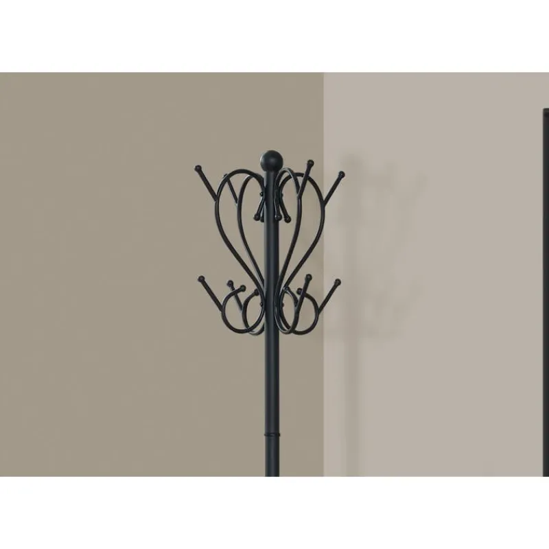 Monarch Coat rack - 71"h / metal with an umbrella holder