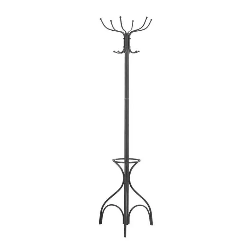 Monarch Coat rack - 70"h / metal with an umbrella holder