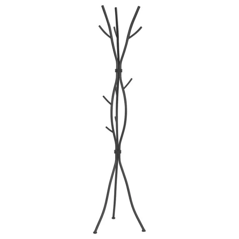 Monarch Coat rack - 74"h / hammered metal