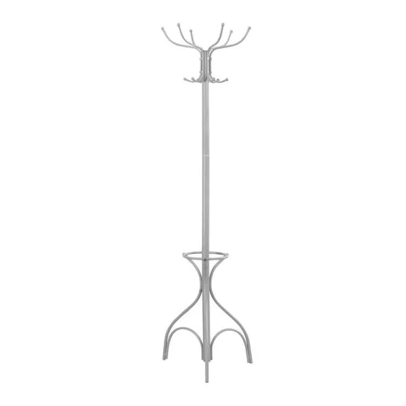 Monarch Coat rack - 70"h / metal with an umbrella holder