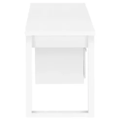 Monarch Computer desk - 3 drawers / wooden leg rectangular / left or right setup / fl -