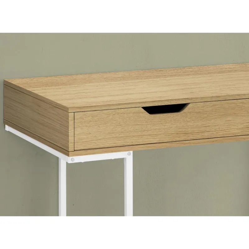 Monarch Computer desk - 2 storage drawers / recessed metal legs - 48"l - wood -