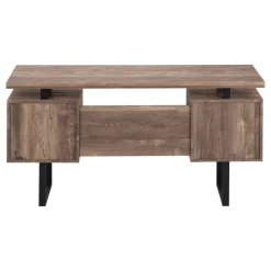 Monarch Computer desk - 3 storage drawers / reversible / floating desktop - 60