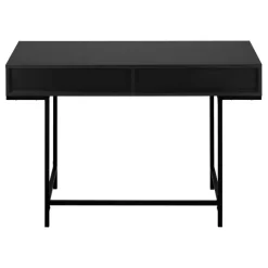 Monarch Computer desk - 2 storage drawers / recessed metal legs - 48