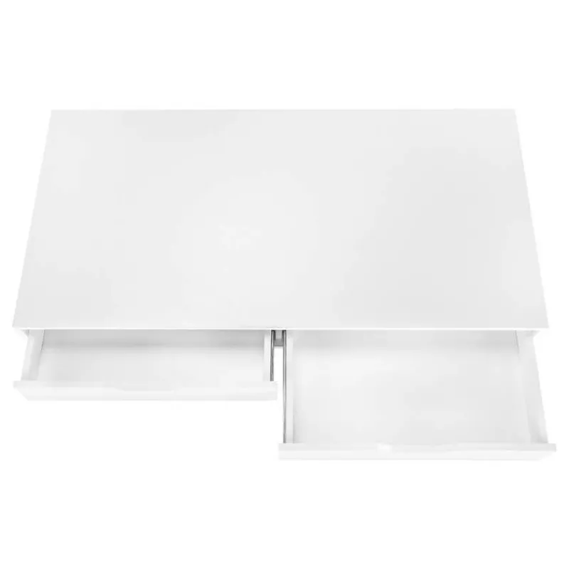 Monarch Computer desk - 2 storage drawers / recessed metal legs - 48"l - / whit -