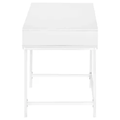 Monarch Computer desk - 2 storage drawers / recessed metal legs - 48