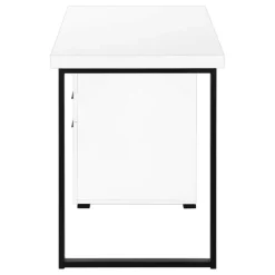 Monarch Computer desk - 3 storage drawers / left or right setup / floating desktop - -