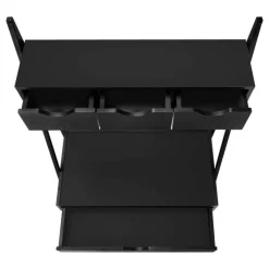 Monarch Computer desk - 2 tiers / 4 storage drawers / ladder style - 32