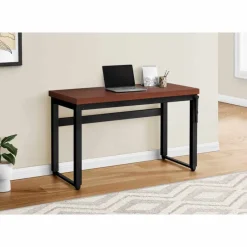 Monarch Computer desk - adjustable height / standing desk / thick table top - 48