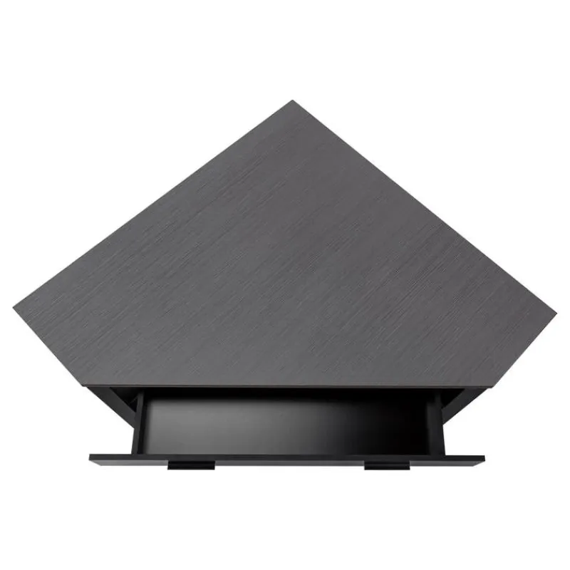 Monarch Computer desk - 42"l / / grey top corner / -