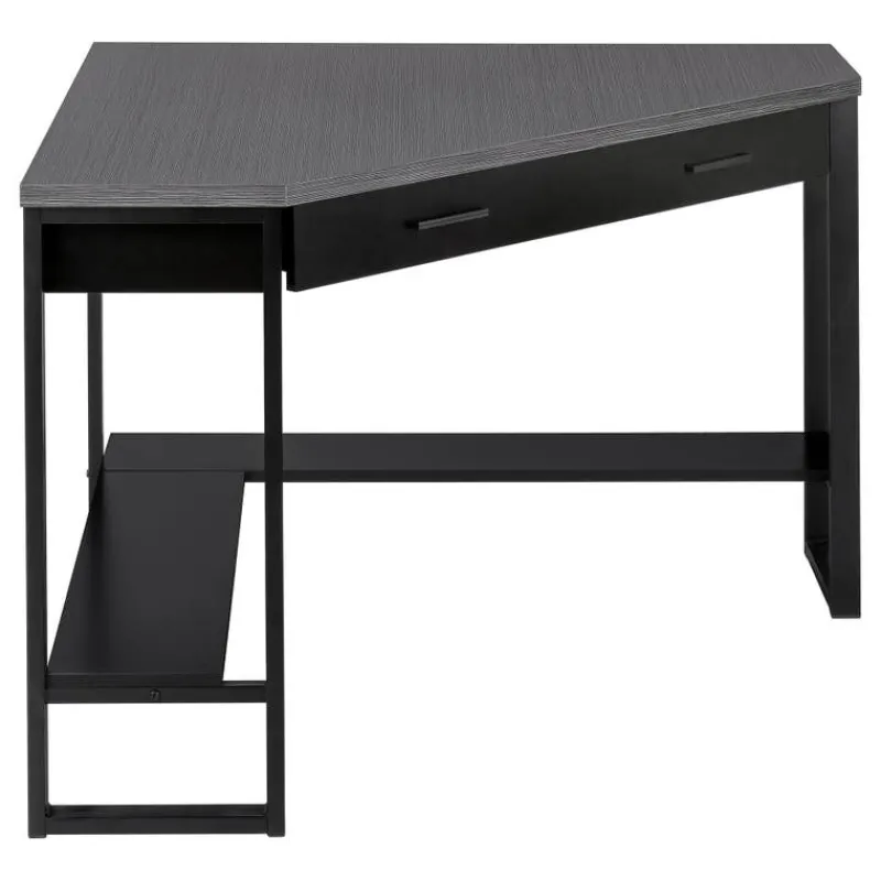 Monarch Computer desk - 42"l / / grey top corner / -