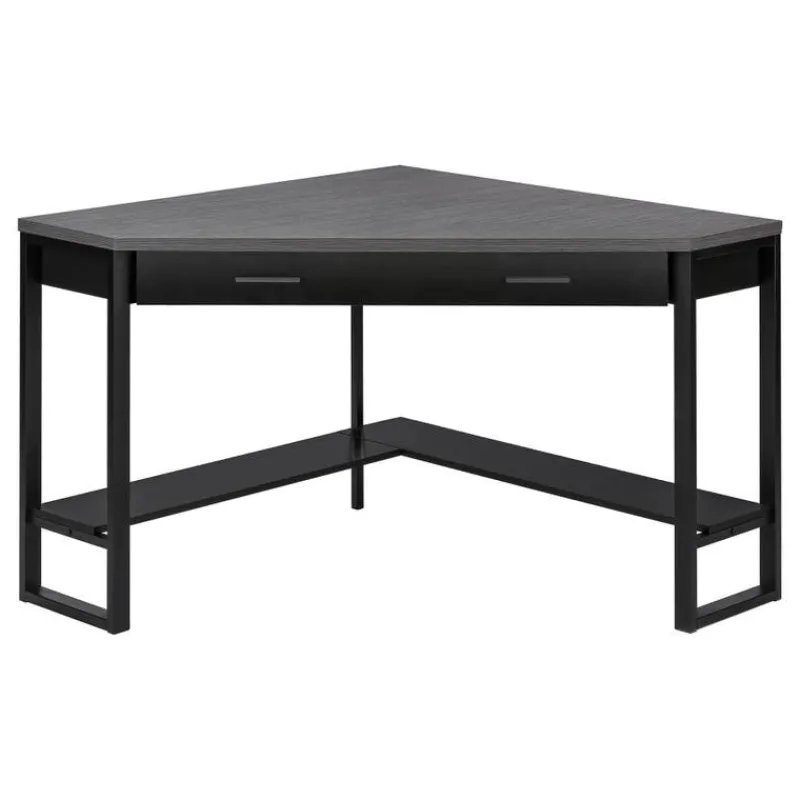 Monarch Computer desk - 42"l / / grey top corner / -