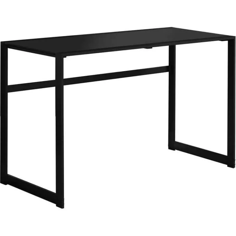 Monarch Computer desk - 48"l / metal / tempered glass -