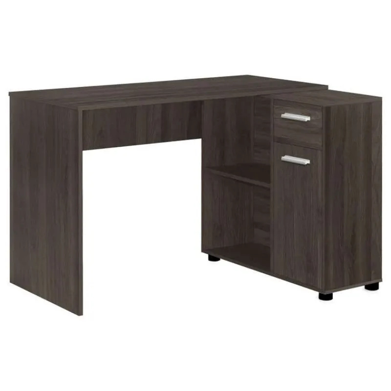 Monarch Computer desk - 46"l / brown / storage cabinet -