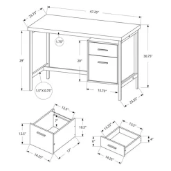 Monarch Computer desk - 48