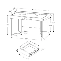 Monarch Computer desk - 48