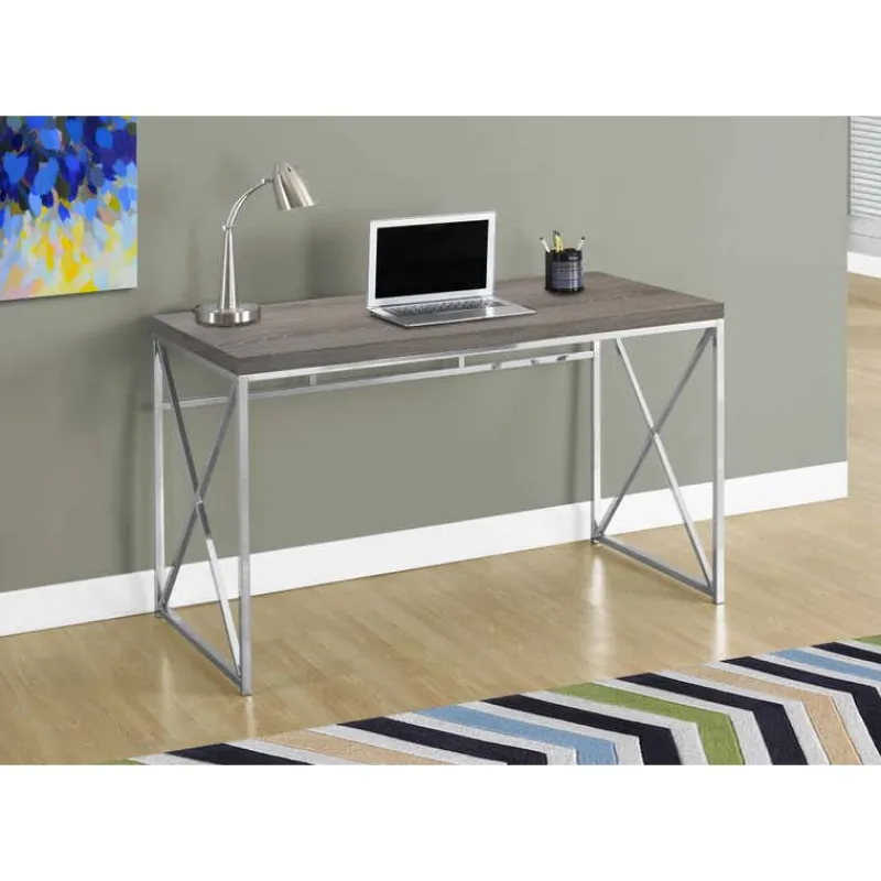 Monarch Computer desk - 48"l / / chrome metal -