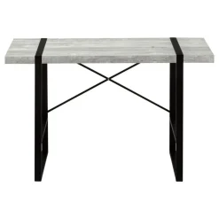 Monarch Computer desk - 48"l / reclaimed wood / black metal -