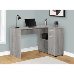 Monarch Computer desk - 46"l / industrial / storage cabinet -