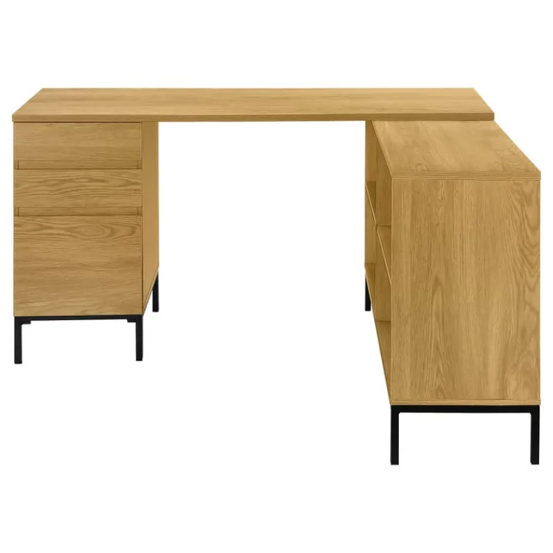 Monarch Computer desk - 60"l / light l-shaped corner -