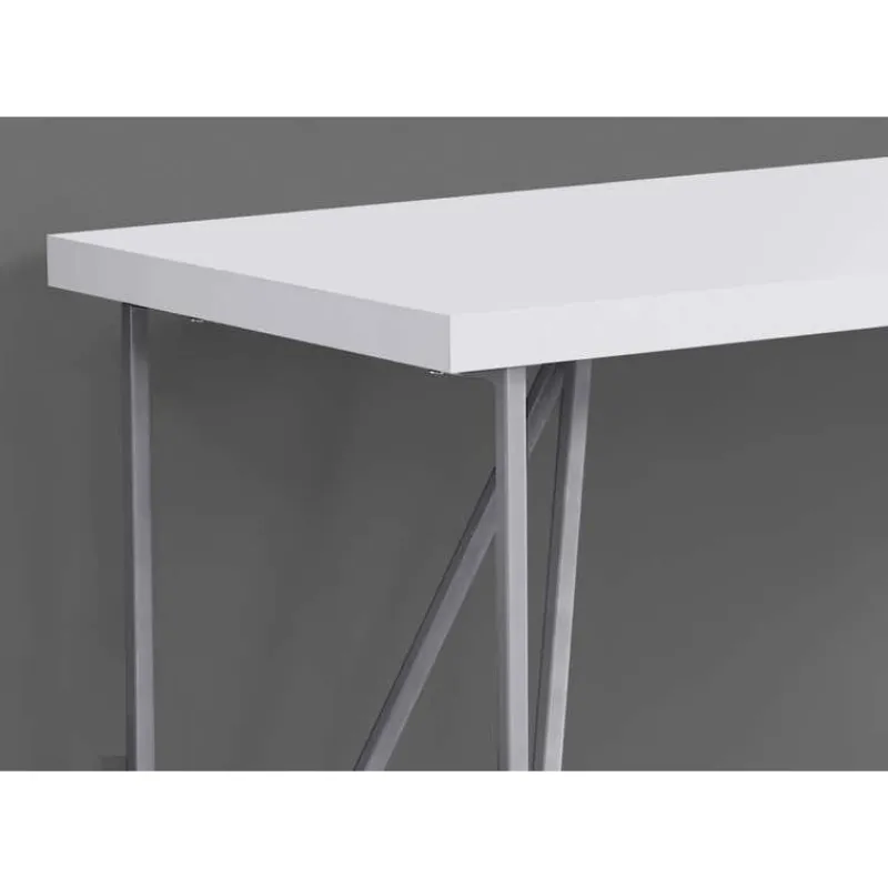 Monarch Computer desk - 48"l / / silver metal -
