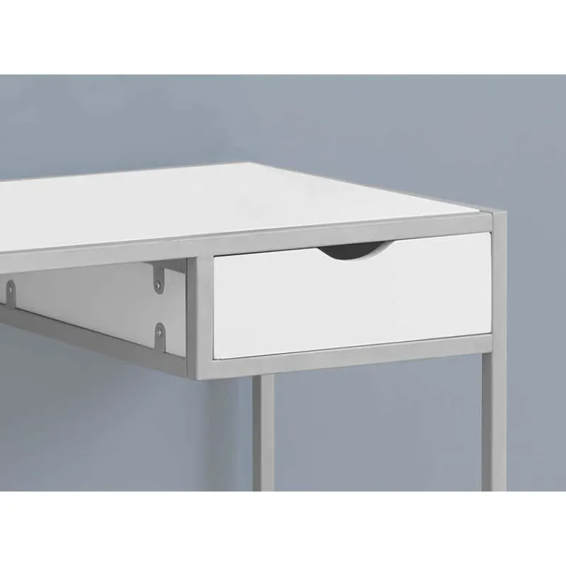 Monarch Computer desk - 42"l / / silver metal -