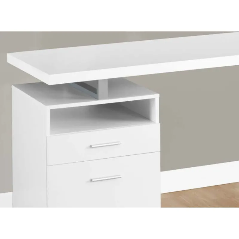 Monarch Computer desk - 60"l / / silver metal -
