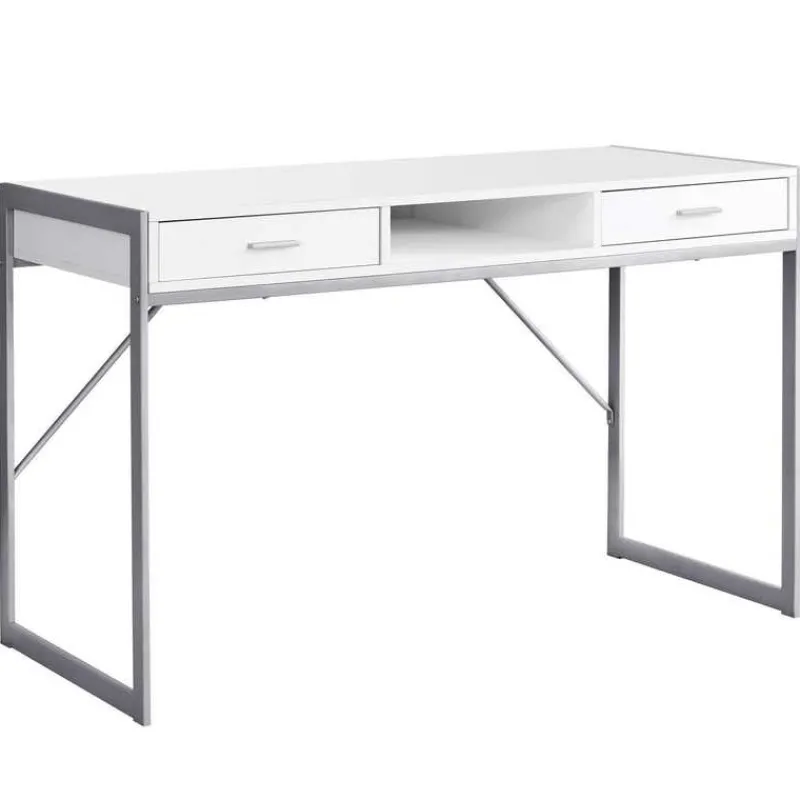 Monarch Computer desk - 48"l / / silver metal -