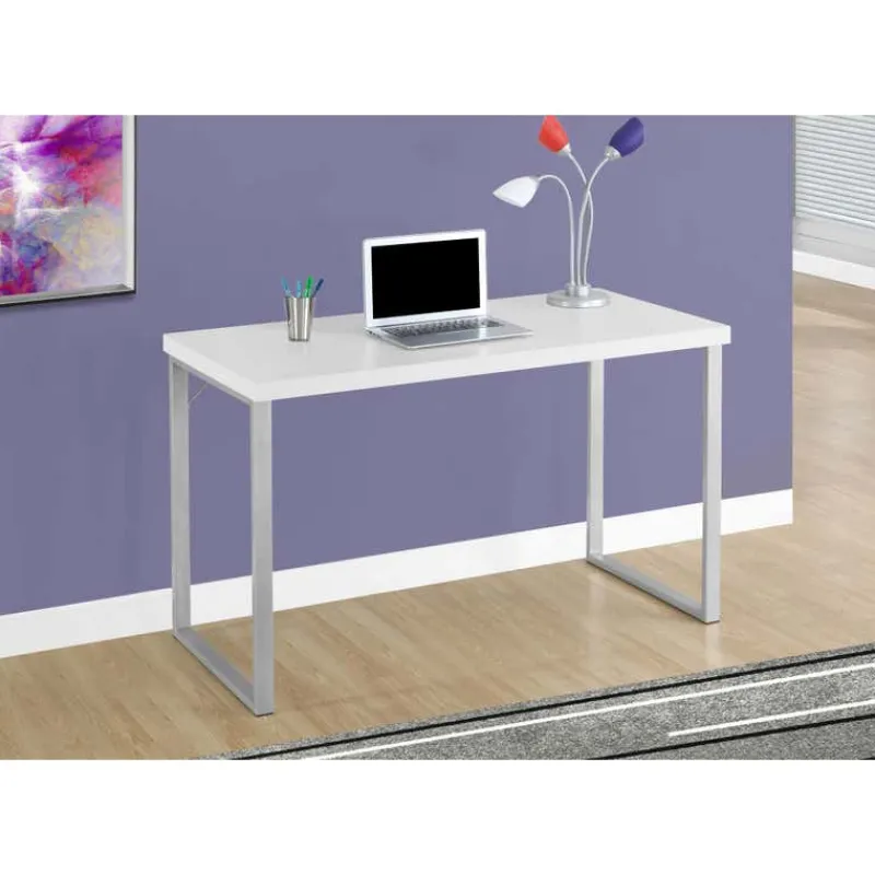 Monarch Computer desk - 48"l / / silver metal -