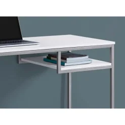 Monarch Computer desk - 48"l / / silver metal -