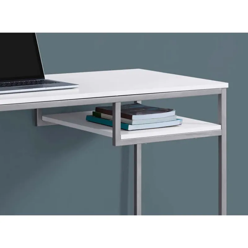 Monarch Computer desk - 48"l / / silver metal -