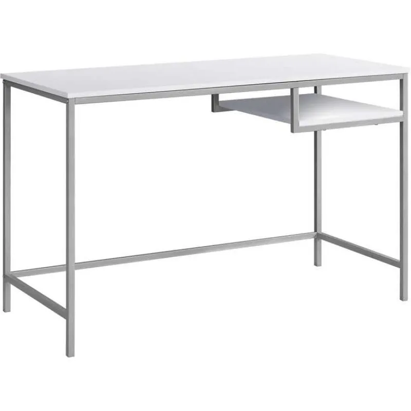 Monarch Computer desk - 48"l / / silver metal -