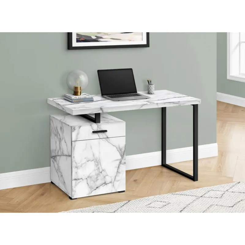 Monarch Computer desk - 48"l / marble left or right facing -