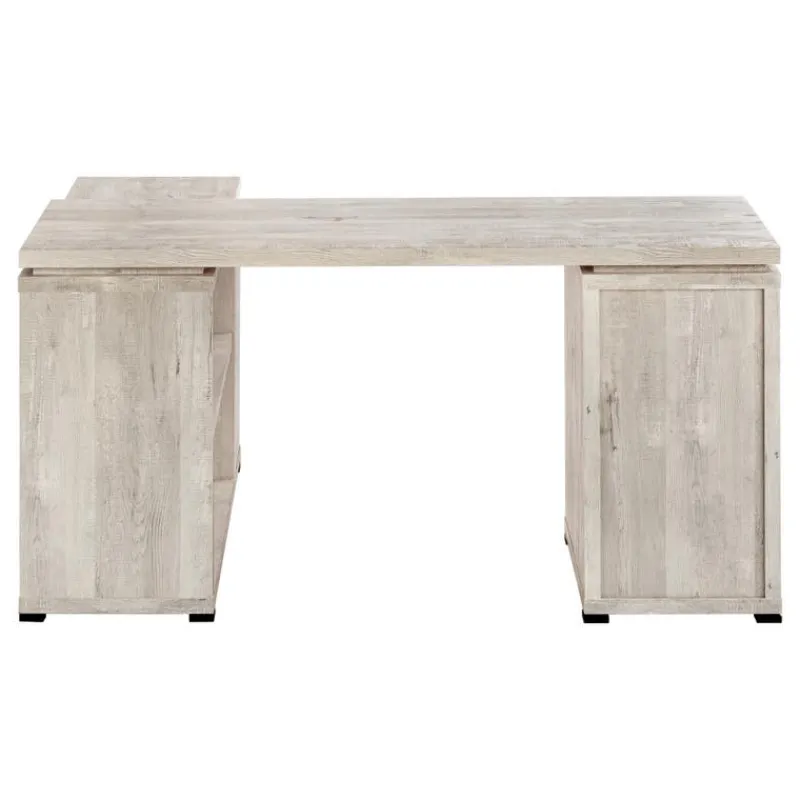 Monarch Computer desk - l-shaped / corner / 3 drawers / 2 open shelves / 3 cubbies - -
