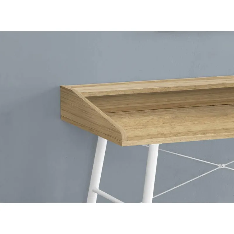 Monarch Computer desk - small hutch / 2 storage cubbies / 1 shelf - 48"l - wo -