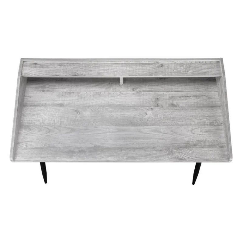 Monarch Computer desk - small hutch / 2 storage cubbies / 1 shelf - 48"l - wood- -