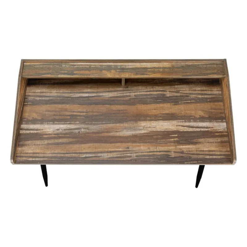 Monarch Computer desk - small hutch / 2 storage cubbies / 1 shelf - 48"l - recl -