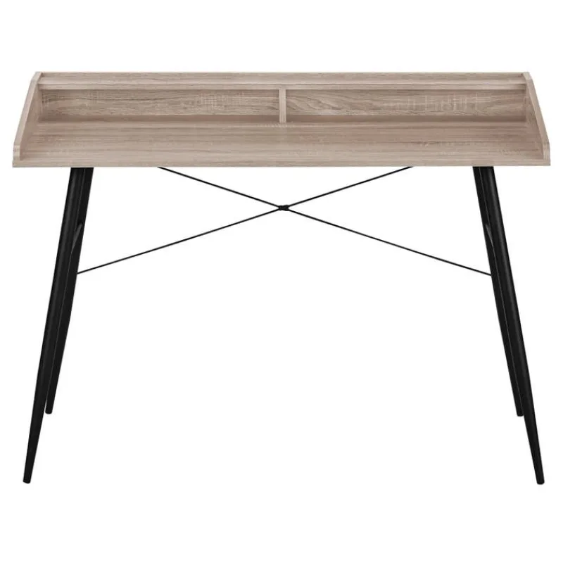 Monarch Computer desk - small hutch / 2 storage cubbies / 1 shelf - 48"l - -