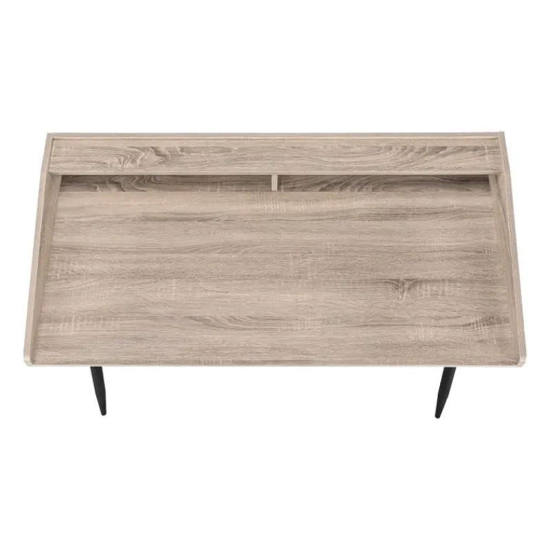 Monarch Computer desk - small hutch / 2 storage cubbies / 1 shelf - 48"l - -