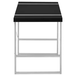 Monarch Computer desk - thick-panel desktop / inset metal legs - 48