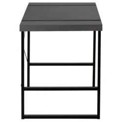Monarch Computer desk - thick-panel desktop / inset metal legs - 48