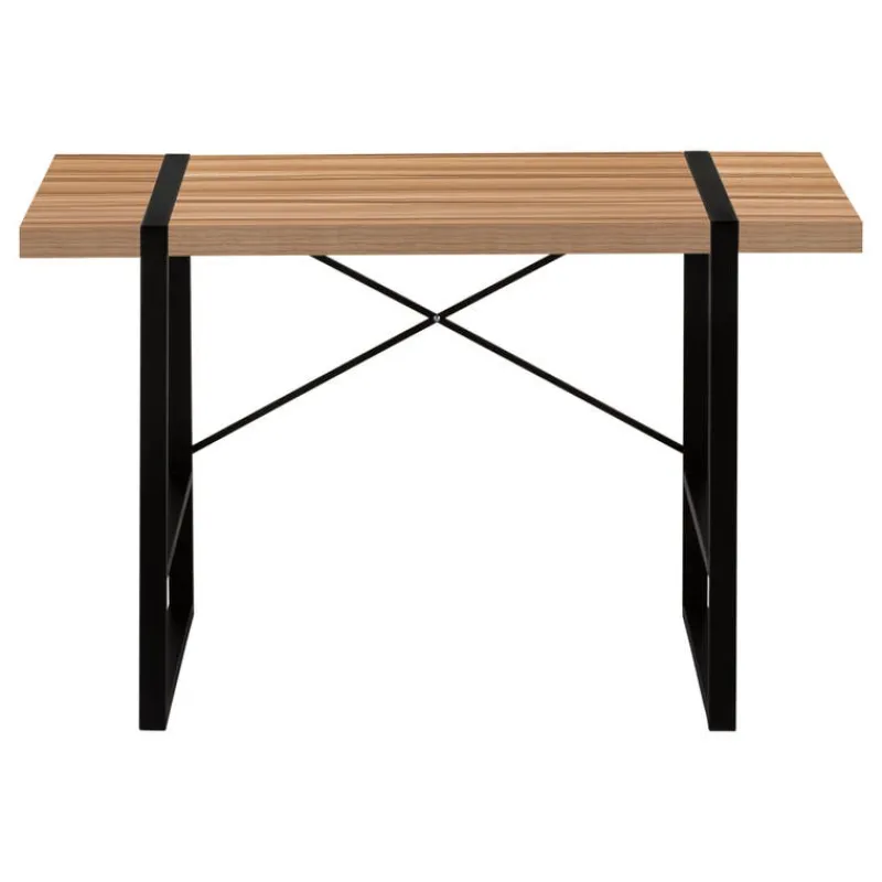 Monarch Computer desk - thick-panel desktop / inset metal legs - 48"l - light reclaim -