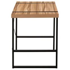 Monarch Computer desk - thick-panel desktop / inset metal legs - 48